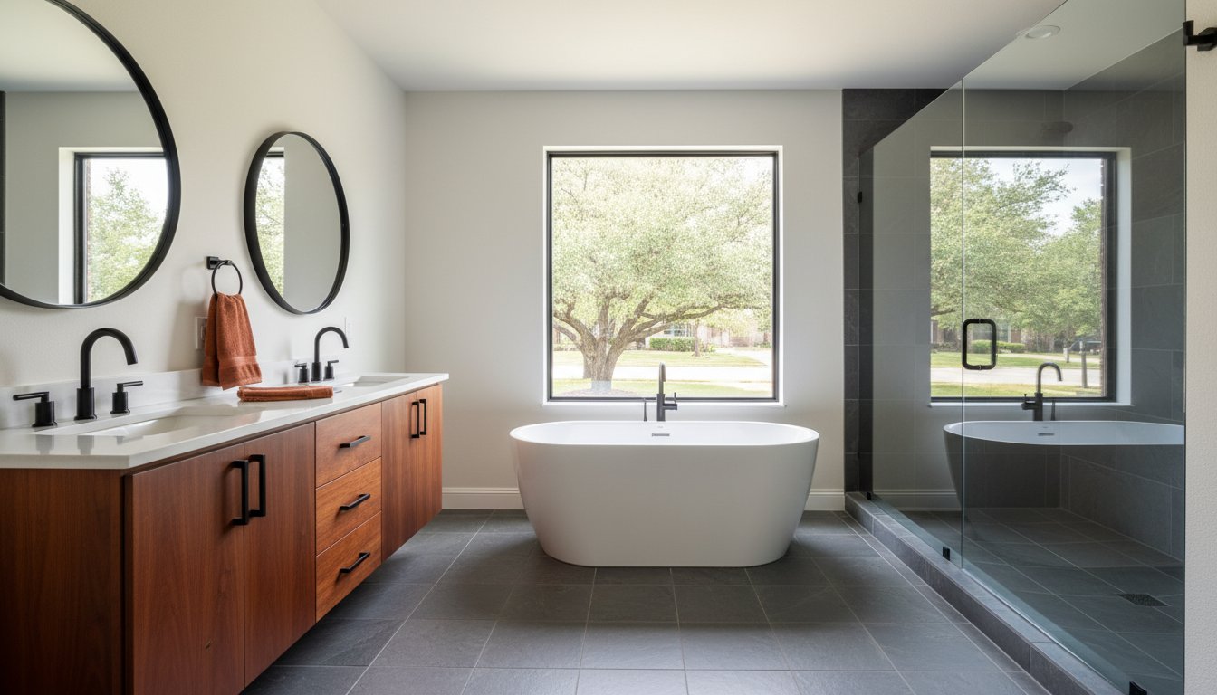 Luxury Bathroom Renovation in Keller, TX: Structural Ideas & Design Examples